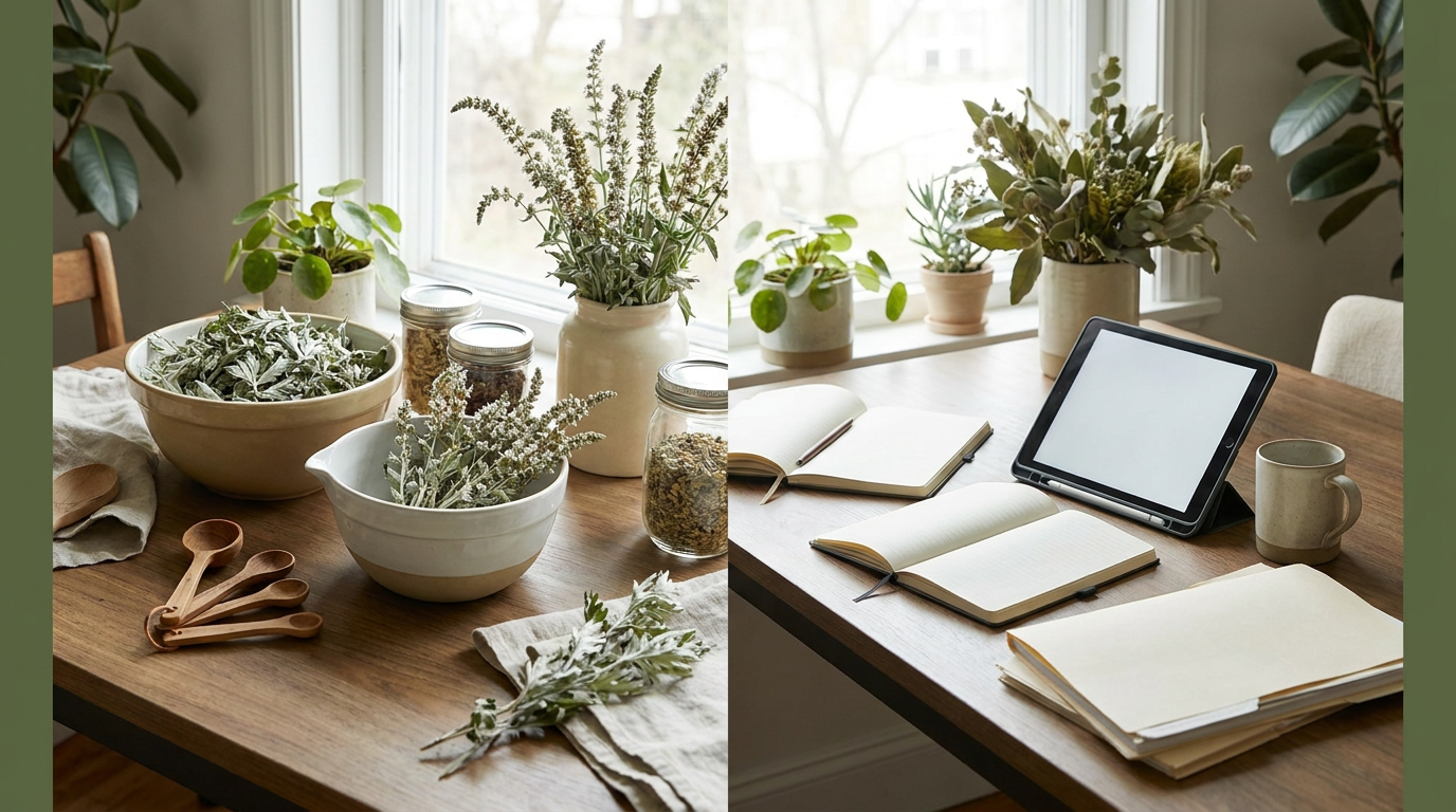 DIY Mugwort Incense and Herb Bundles: Working with the Dried Plant